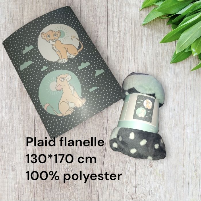 couverture flanelle le roi lion disney