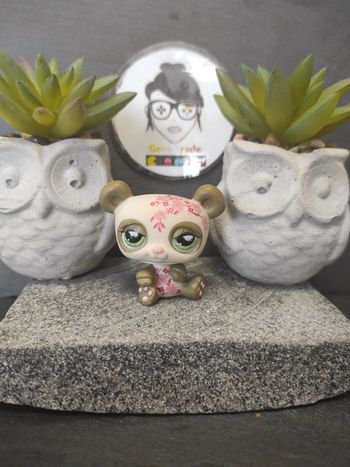 My Littlest Petshop Pet Shop LPS panda Bear 904 hasbro #geektradelpspanda