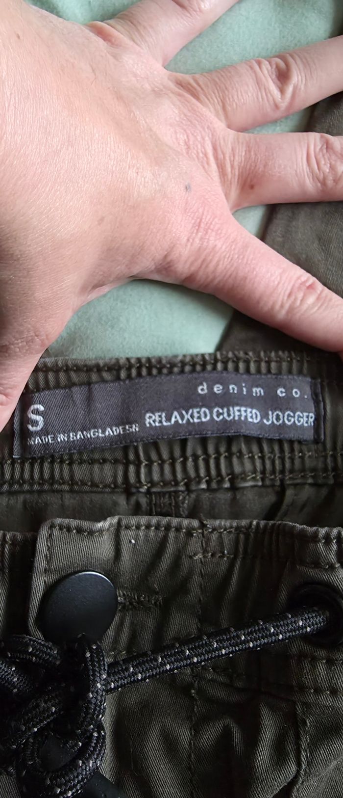 Primark Denim Co. Jogger Coton Kaki Très bon état S - photo numéro 6