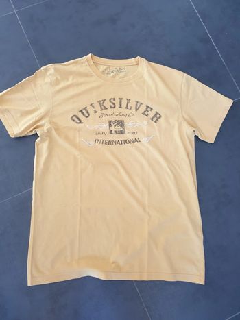 T-shirt homme jaune Quicksilver taille L