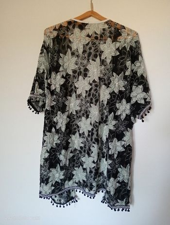 Gilet long a imprimé