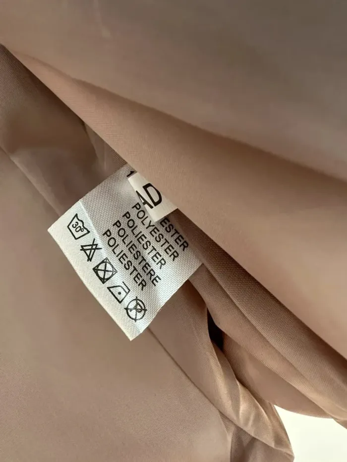 Veste matelassée beige pour femme taille L - photo numéro 5