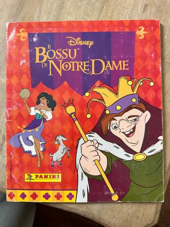 Panini - Album complet stickers autocollants Walt Disney Le Bossu de Notre Dame