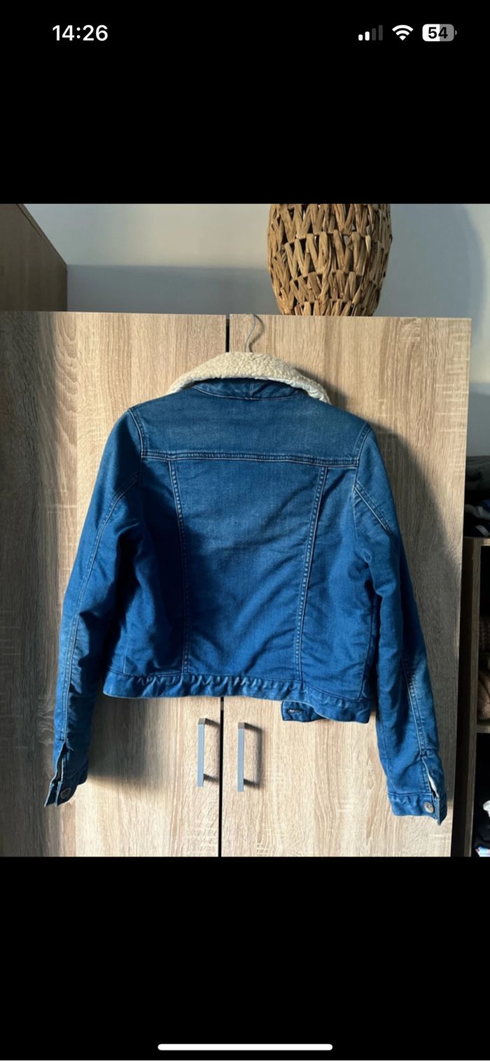 Veste en jeans à fourrure Tommy Hilfiger - photo numéro 3