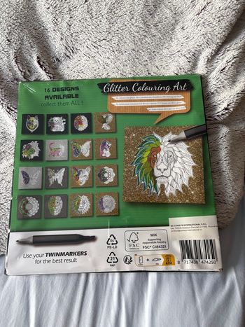 Lot tableau à colorier + feutres acryliques 