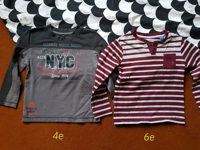 Lot de 2 hauts garçon 3ans okaidi