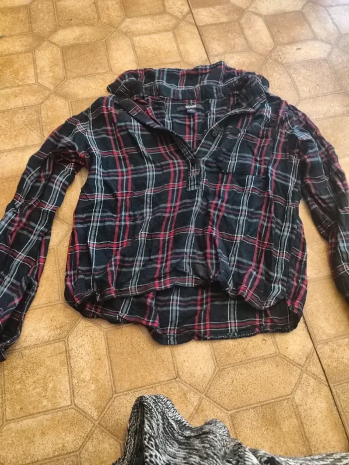 Chemise manche longue 8 ans kiabi