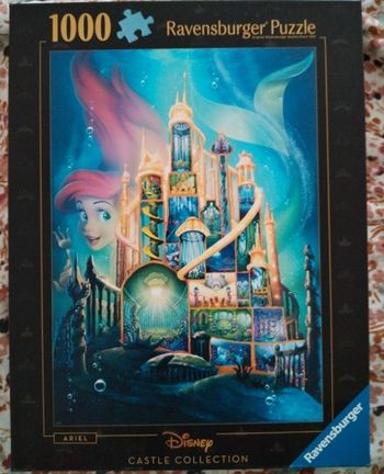 Puzzle Disney castle ariel 1000 pièces