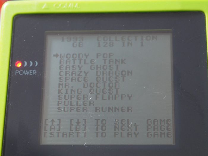 Game Boy Super 128 in 1 - photo numéro 6