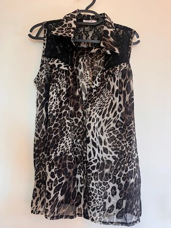 Chemise sans manches leopard cygnet collection taille unique