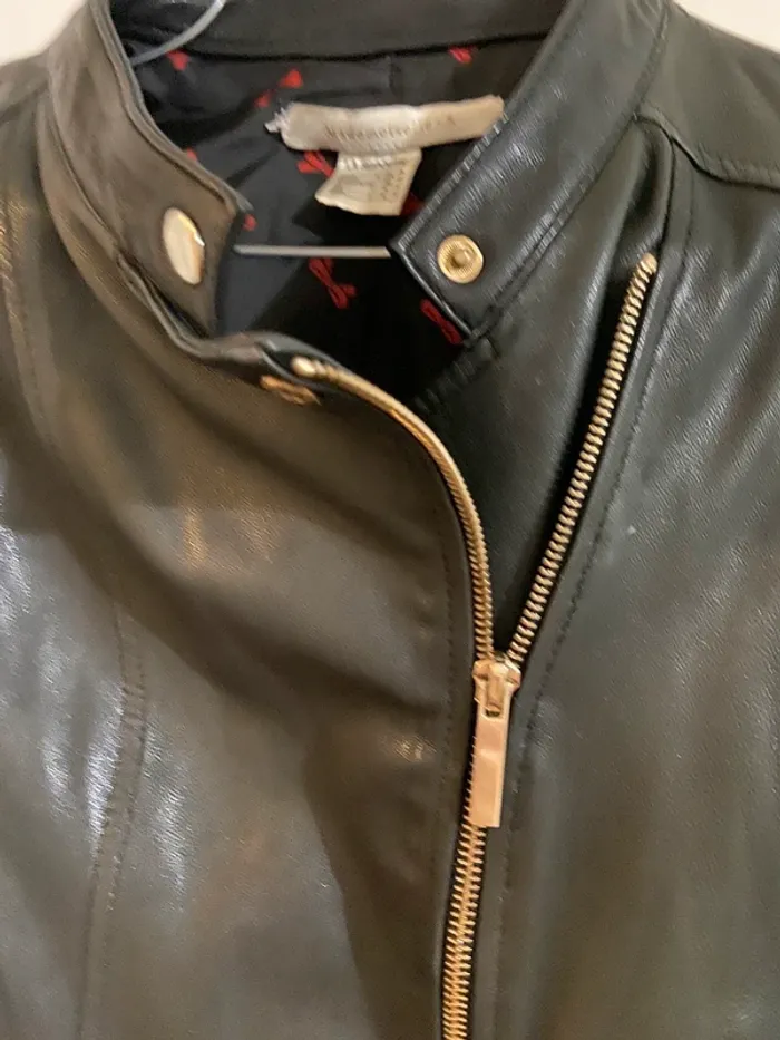 Veste en cuir de chevre - photo numéro 3