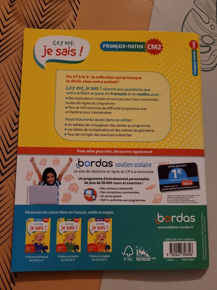 livre scolaire cm2 neuf . (4e) - photo numéro 4