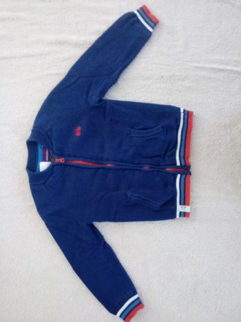 Gilet bleu Sergent Major 3 ans (réf interne B16)(familleac72)