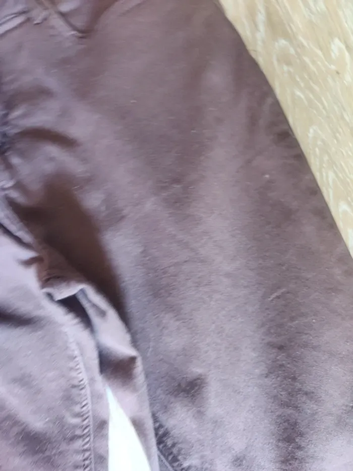 Pantalon skinny bordeaux - photo numéro 4