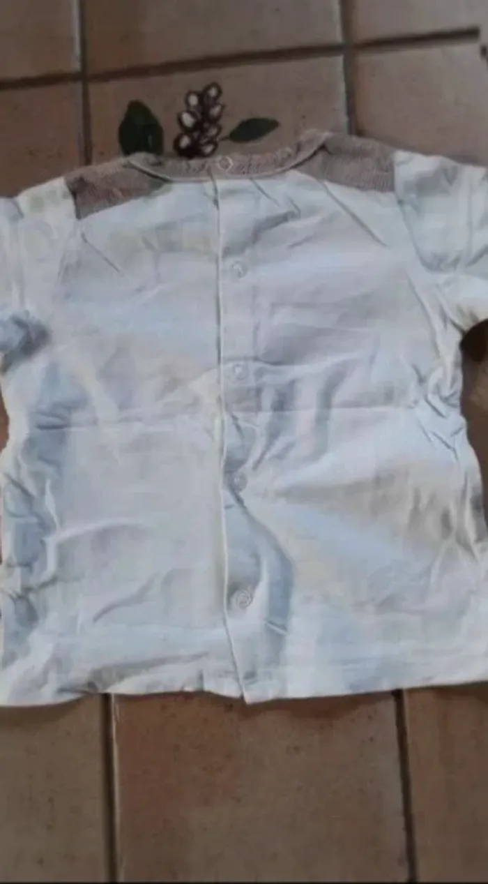 Tee-shirt garçon ML 6 mois - photo numéro 2