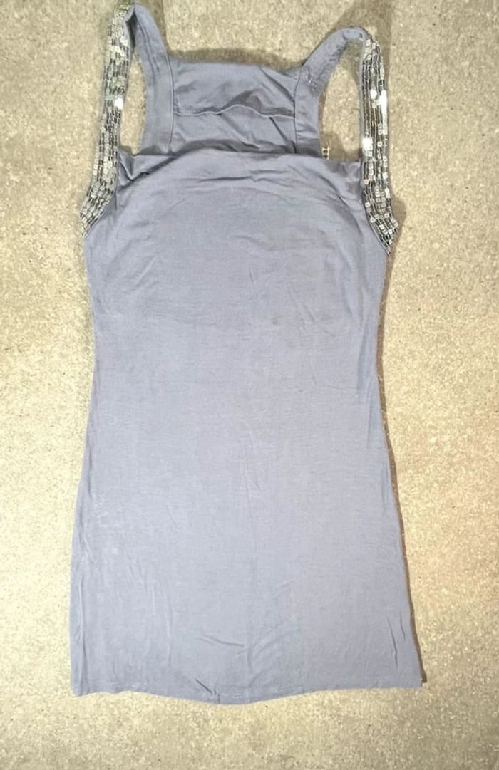 💥 Robe sans manches avec détails sequins taille S-M 💥 - photo numéro 3