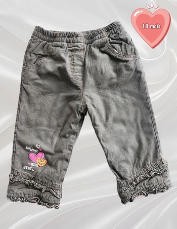 Pantalon hiver fille 18 mois