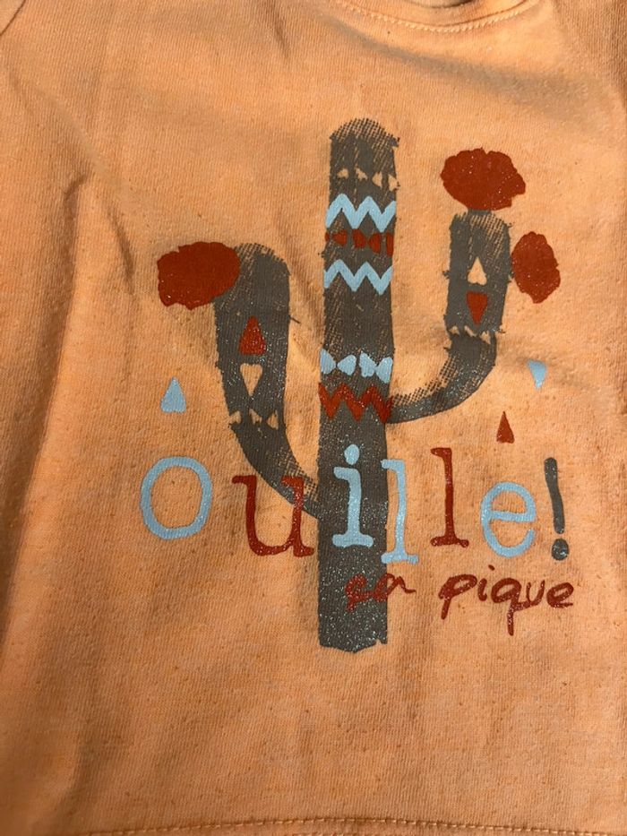 Gémo 12m t shirt pantacourt ceinture - photo numéro 5