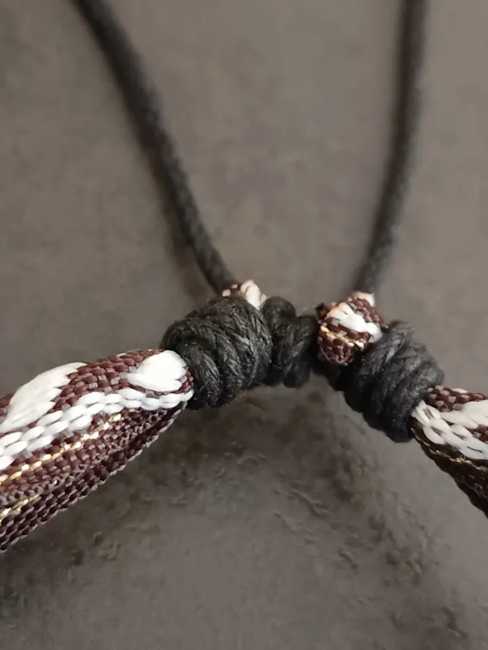 Bracelet brésilien noir et blanc - photo numéro 3