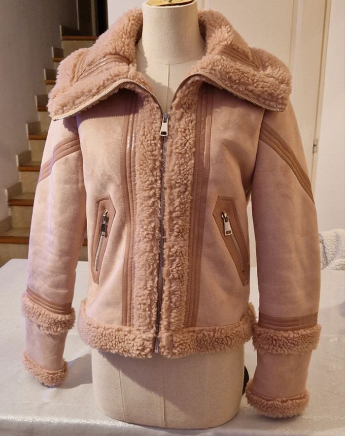 Veste Zac & Zoé moumoute rose - photo numéro 2