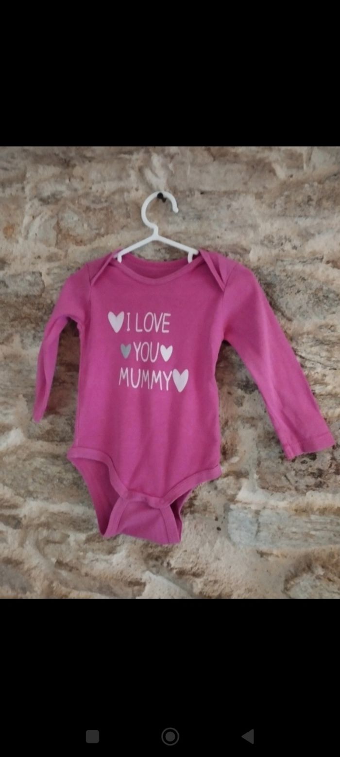 Lot 6 bodies, taille 12mois - photo numéro 2