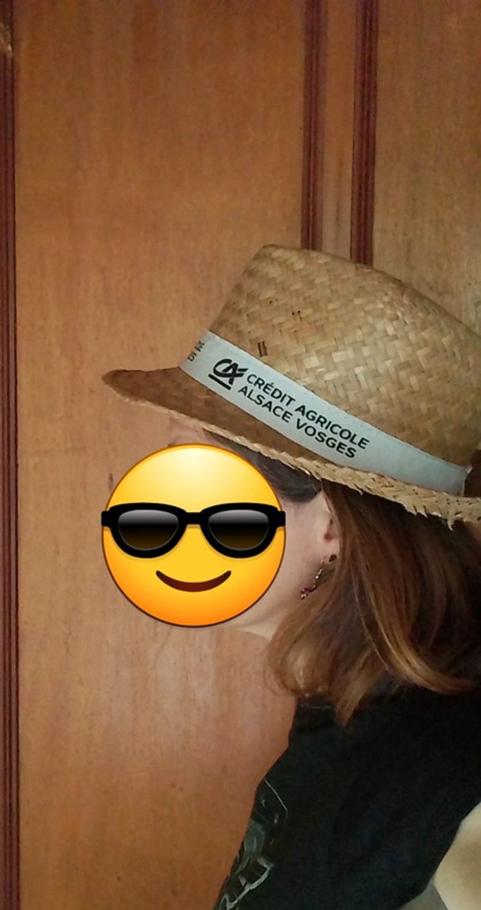 Chapeau de pailles femme Crédit Agricole - photo numéro 2