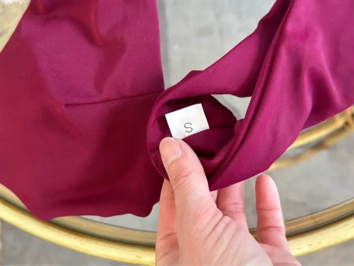 Maillot de bain bikini bordeaux taille XS - photo numéro 5