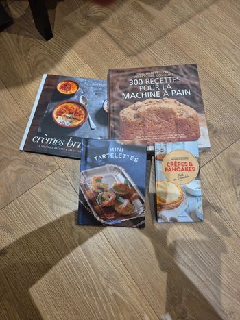 Lot de 4 livres de recettes