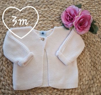 Gilet maille iconique Petit Bateau 3m
