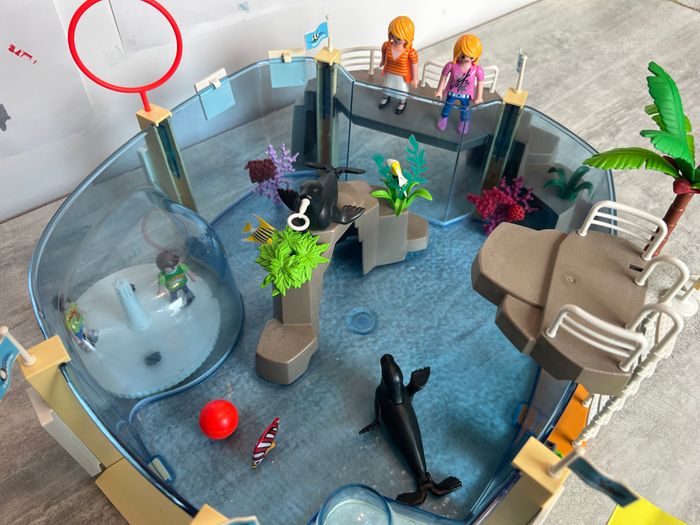 grand aquarium à orque playmobil avec de nombreux accessoires - photo numéro 4