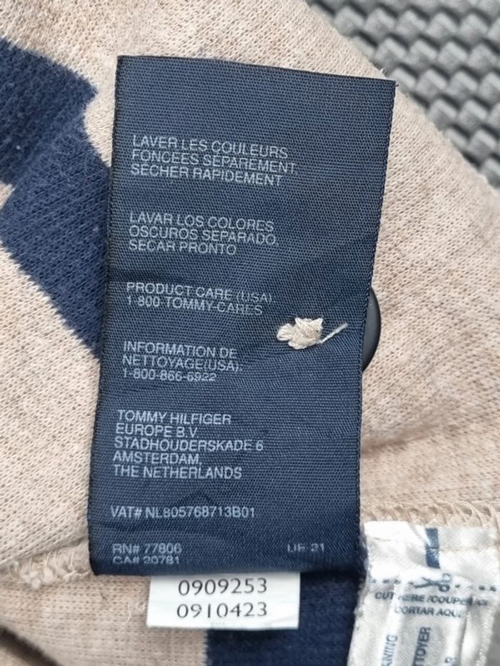Pull rayé col montant boutonné Tommy Hilfiger XXL Hommes - photo numéro 8