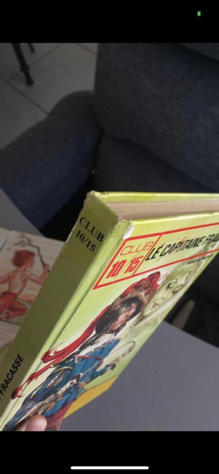 Lot 2 livres vintage : tom sawyer et capitaine fracasse - photo numéro 2