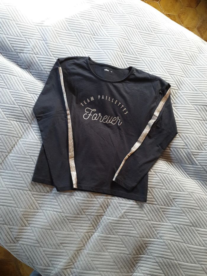 T-shirt manche longue 14 ans fille