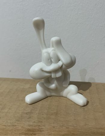 Figurine ancienne lapin blanc