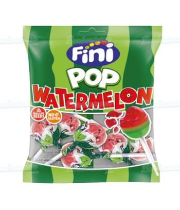 Un paquet de sucettes pastèque 