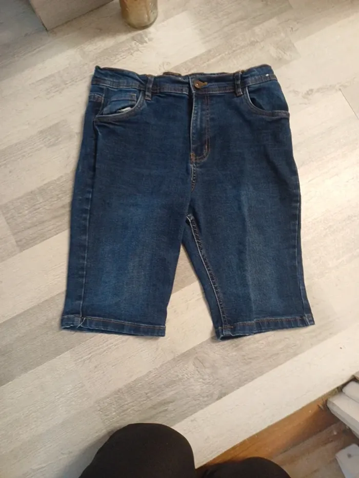 Short en jeans