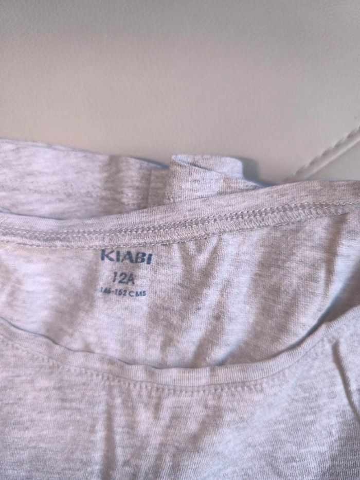 Duo t-shirts un gris un rose - photo numéro 2