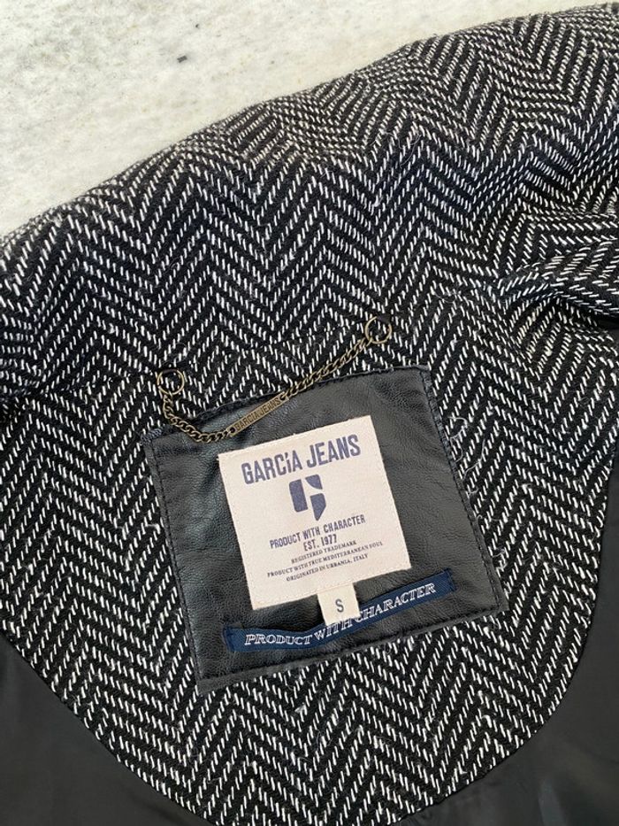 Manteau mi long à chevrons Garcia Jeans S - photo numéro 8