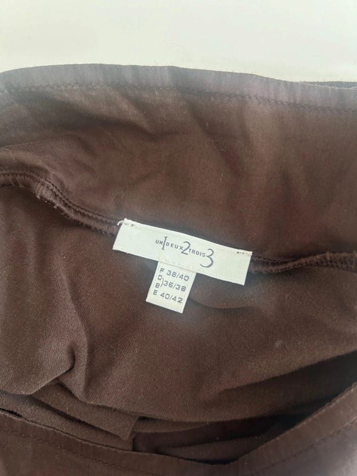 Débardeur marron Un Deux Trois – Taille 38/40 – Excellent état - photo numéro 4