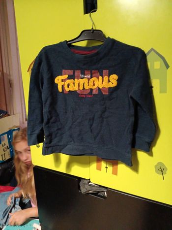 Tee-shirt 3 ans kiabi a 2 mailles tirées