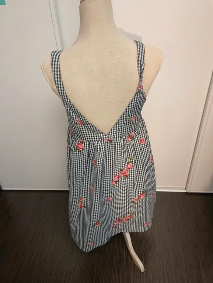 Superbe Robe Kilibbi - Taille S/M - Motifs Vichy et Roses Brodés - photo numéro 3