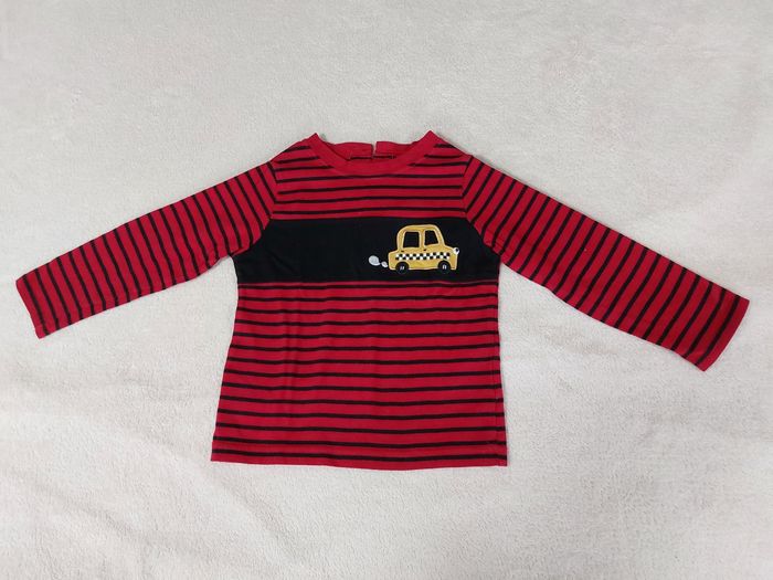 Lot rouge et blanc  T shirt ML 24 mois - photo numéro 6