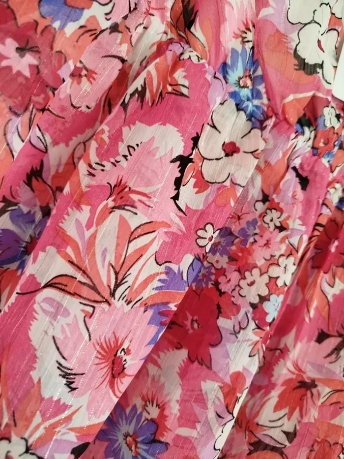 Blouse fleurie T S-M - photo numéro 3