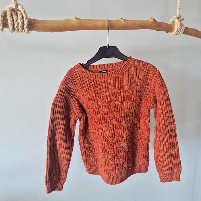 Jolie pull terracota 8 ans