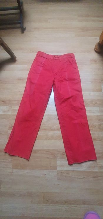 Pantalon 3/4 vintage  droit taille haute