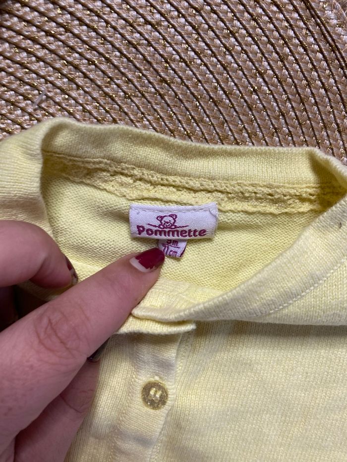 Gillet fille Pommette 9mois - photo numéro 3