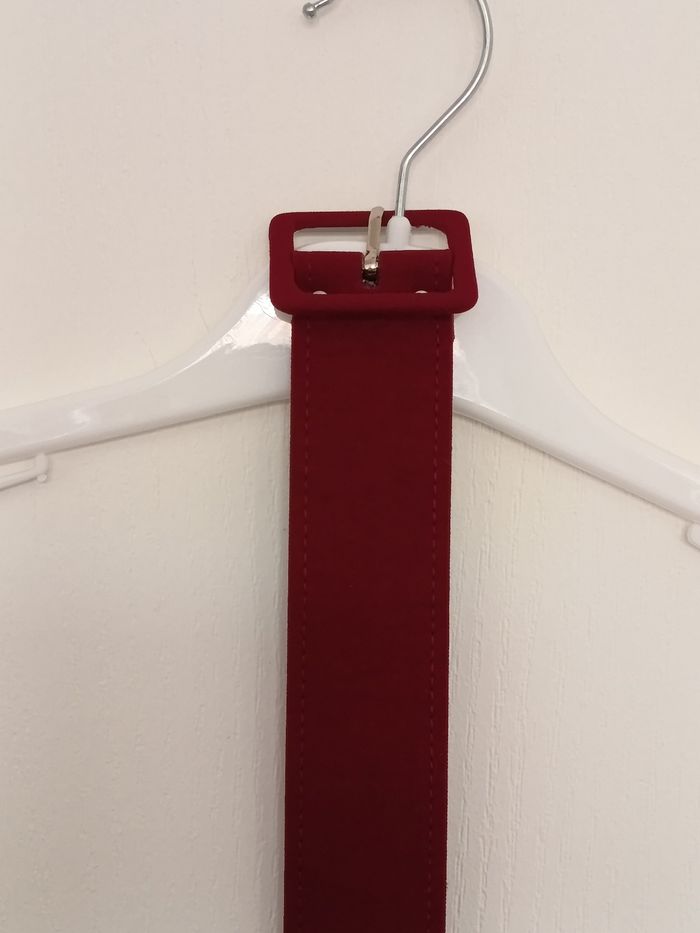 Ceinture bordeaux femme - photo numéro 2