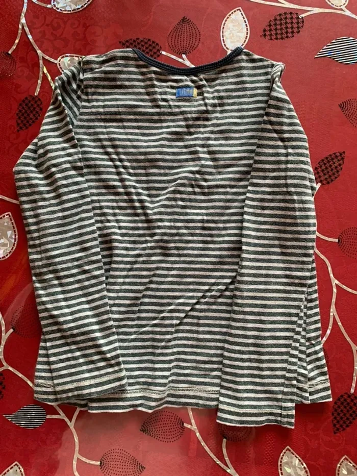 T-shirt manches longues fille 5 ans Catimini - photo numéro 2