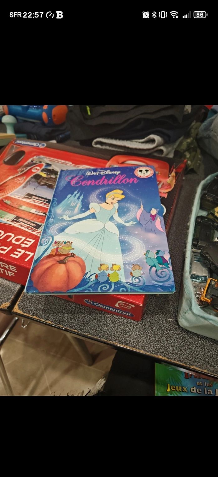 Livre disney cendrillon