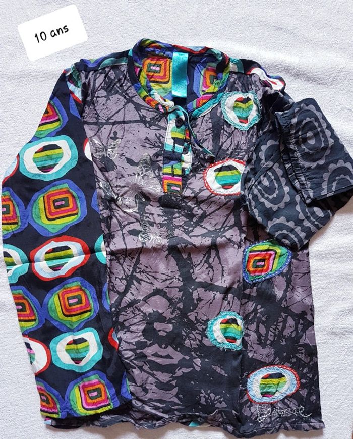 Tunique desigual 10 ans